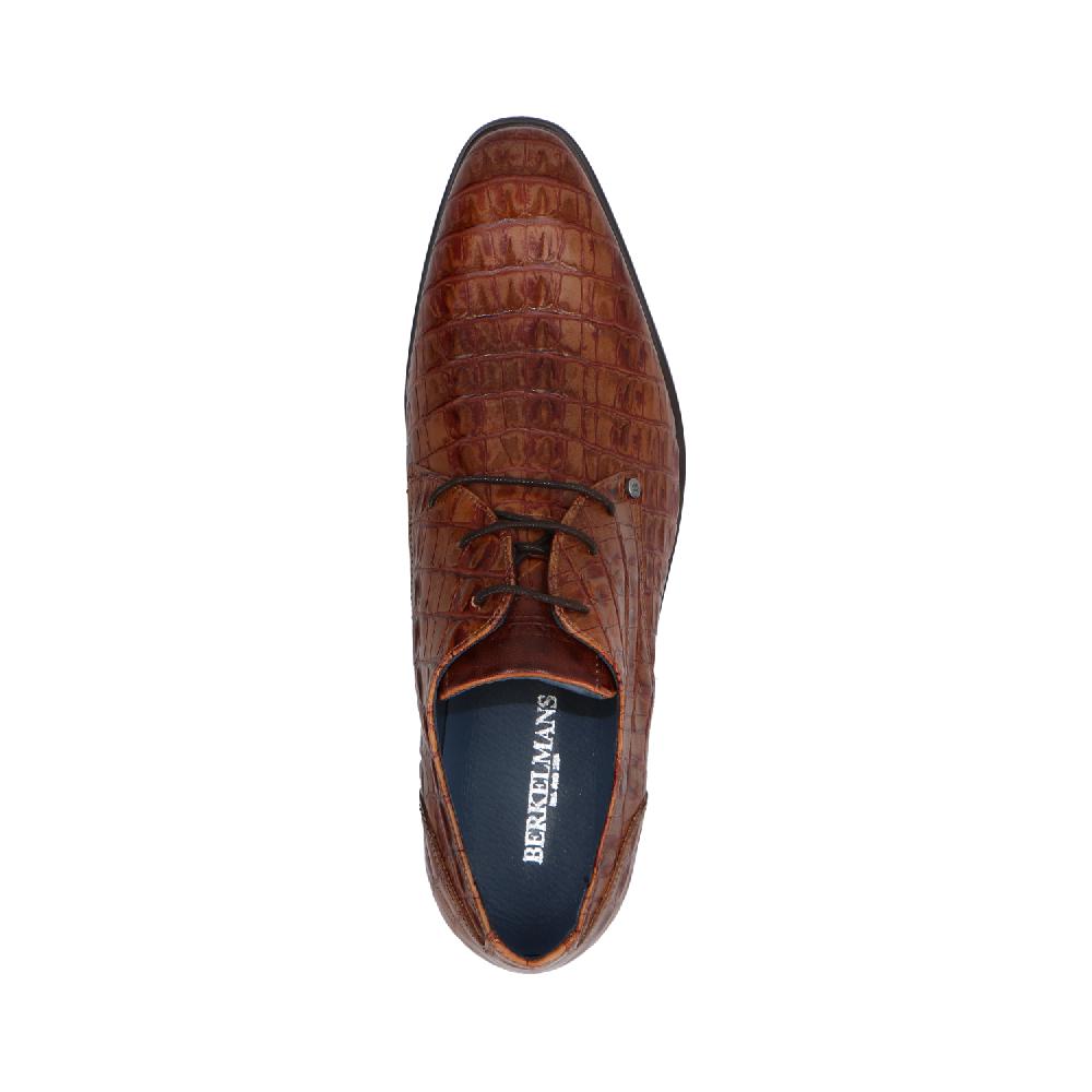 Bearzfoot – Berkelmans – Heren schoenen – Acros Cognac Mandorla – Bovenkant