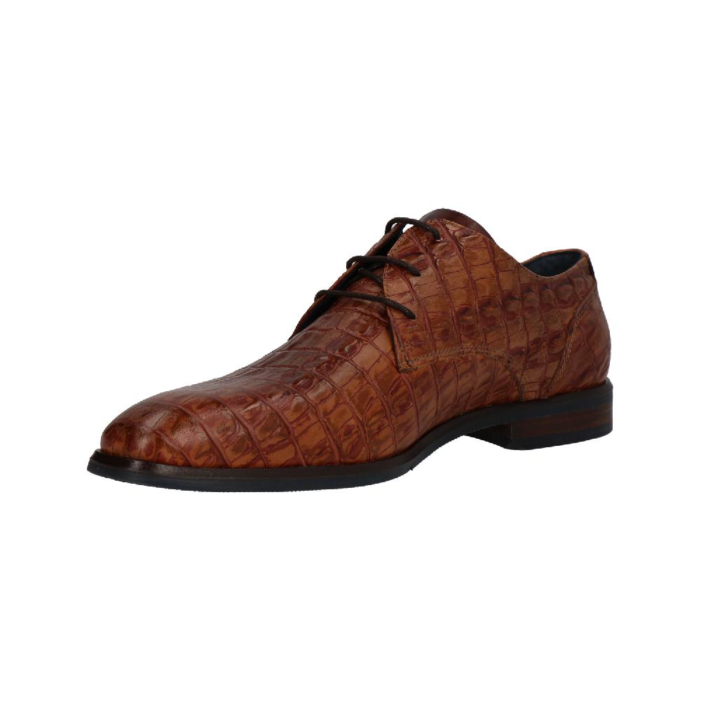 Bearzfoot – Berkelmans – Heren schoenen – Acros Cognac Mandorla – Schuinzijaanzicht 2