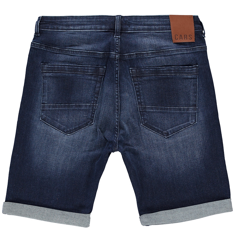 Bearzfoot – Cars Jeans – Heren Short Lodger – Dark Used – Achterkant