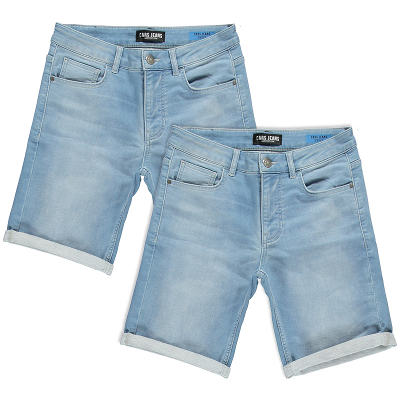 Bearzfoot – Carsjeans – Heren Shorts – Model Cardifg – Bleached Used – 2 stuks