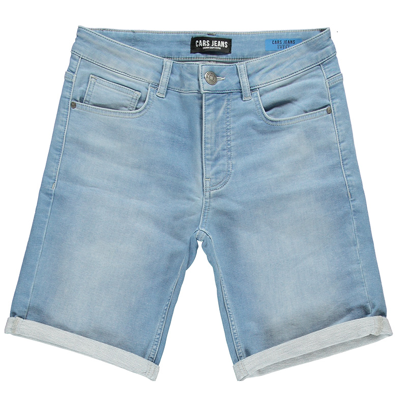 Bearzfoot – Carsjeans – Heren Shorts – Model Cardifg – Bleached Used – Voorkant