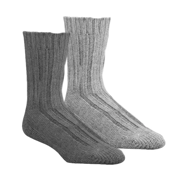 Bearzfoot – Wollen Alpaca sokken – 2 paar – Antraciet