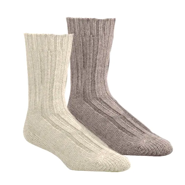 Bearzfoot – Wollen Alpaca sokken – 2 paar – Creme