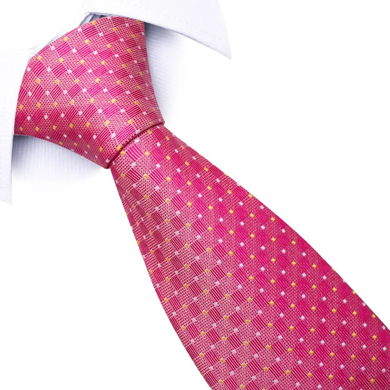 geknoopte stropdas zijde in de kleur roze bearzfoot