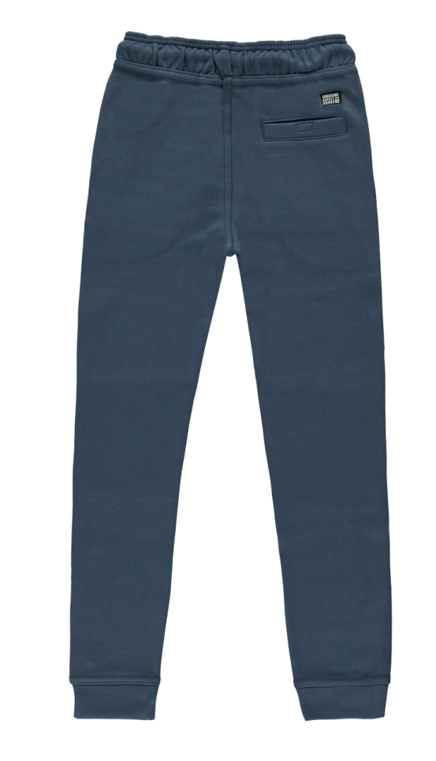 indigo blauwe joggingbroek achterkant cars jeans